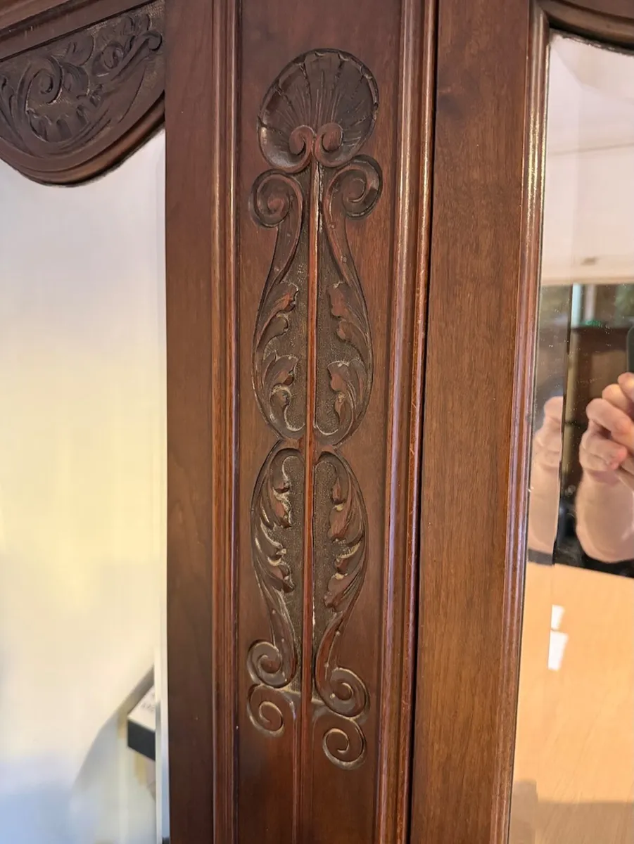 Antique mahogany wardrobe - Image 1