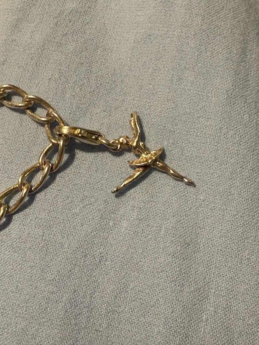 Silver charm bracelet - Image 4