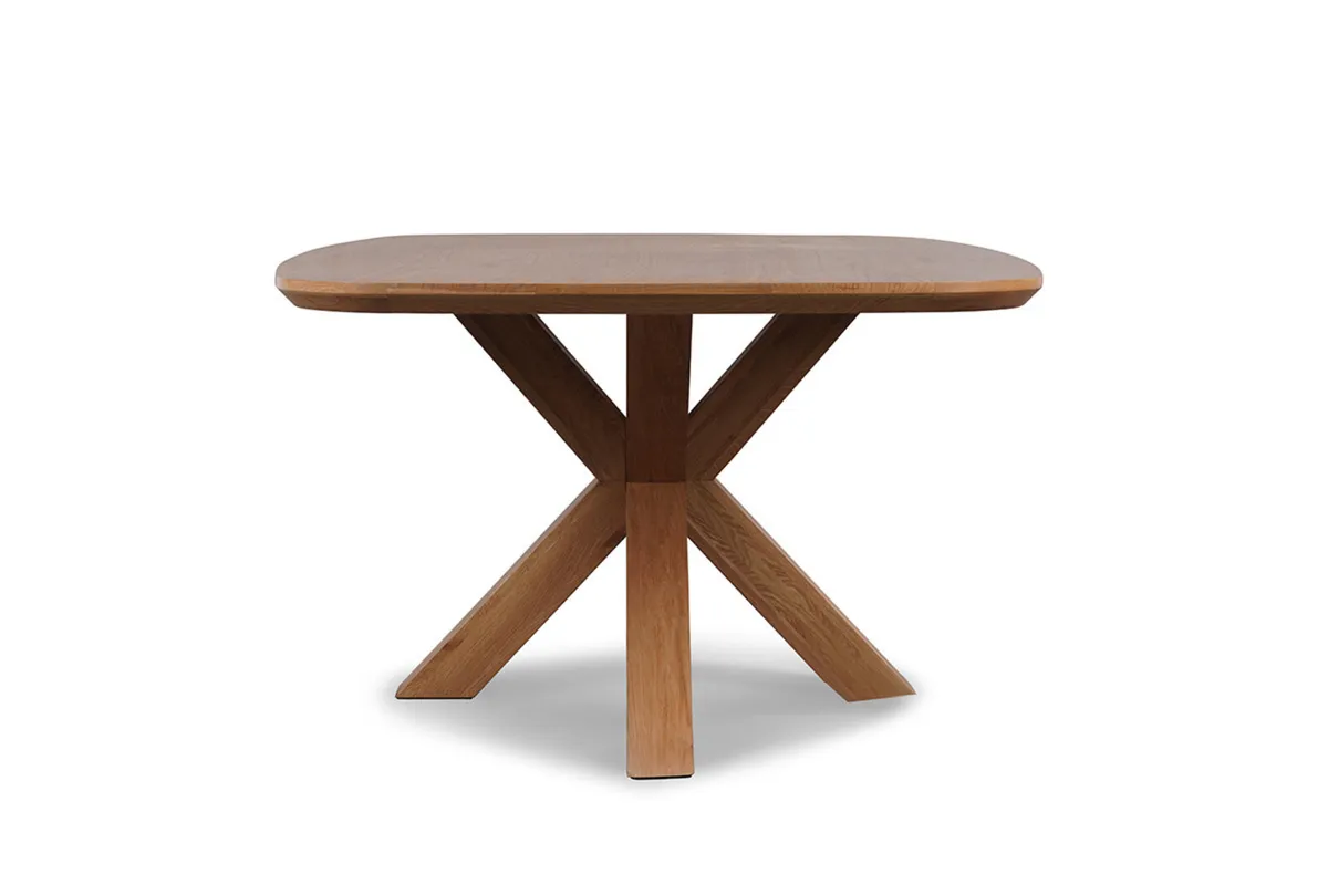 Bespoke 200cm Boat shaped Dining Table Ex Display - Image 4