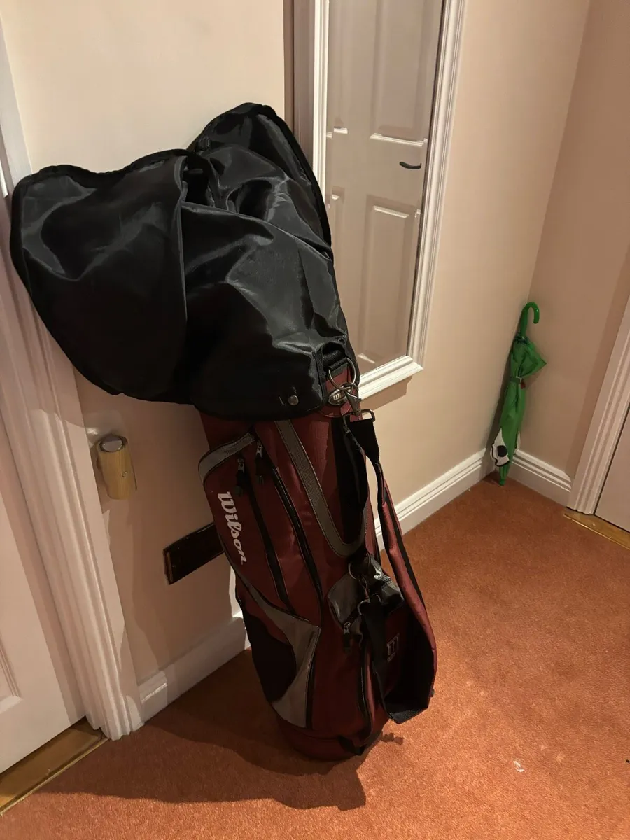 Wilson Golf clubs and bag - Image 1