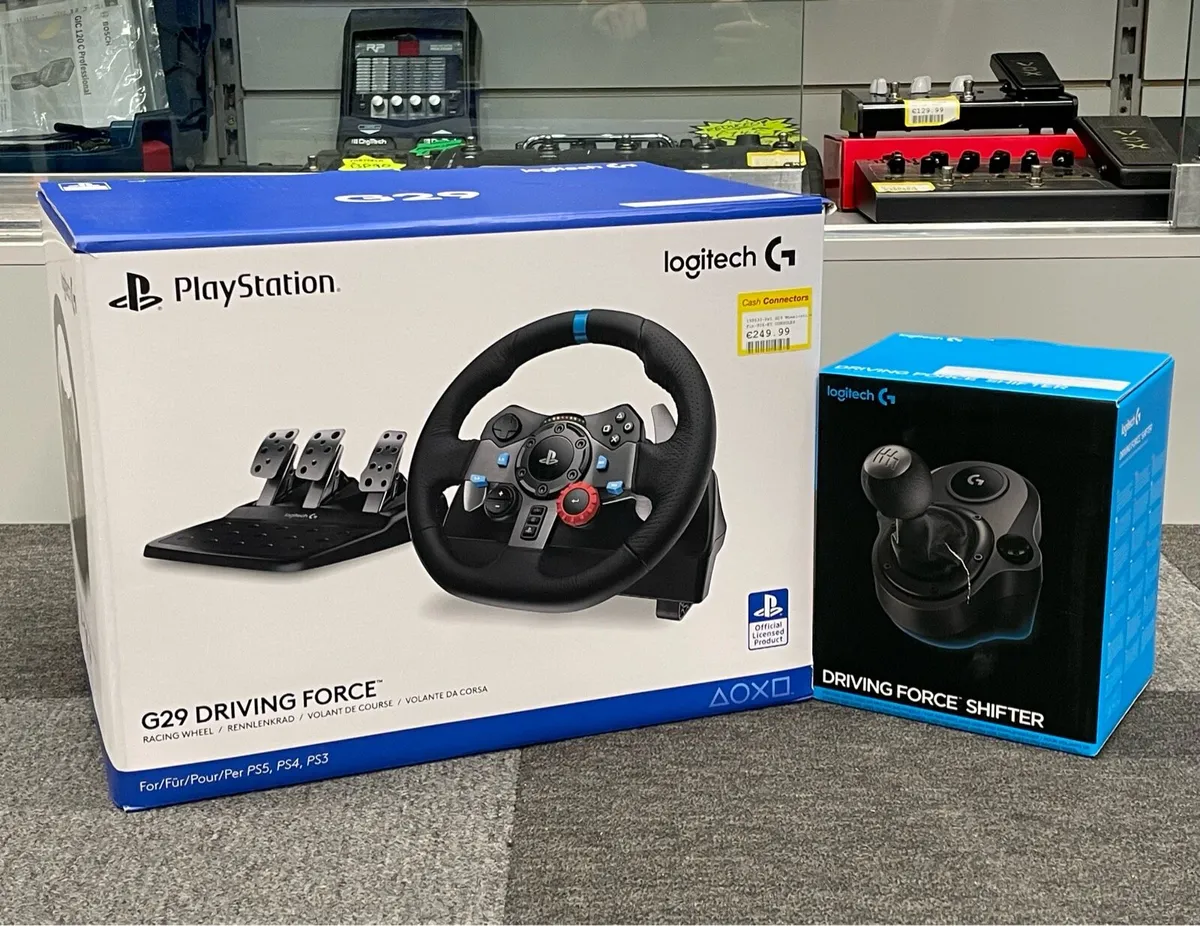 Logitech G29 Wheel, pedals, Shifter PS3 PS4 PS5 - Image 1