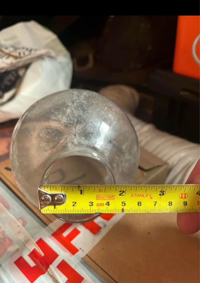 Vintage Oil Lamp Chimney - Image 2