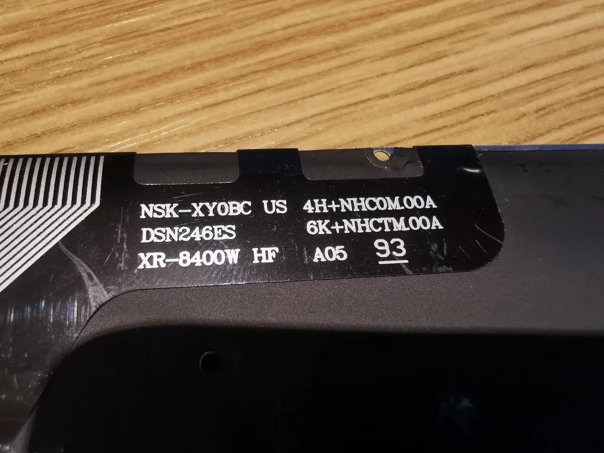 German keyboard Deutsch Tastatur HP Envy x360 13-a - Image 3