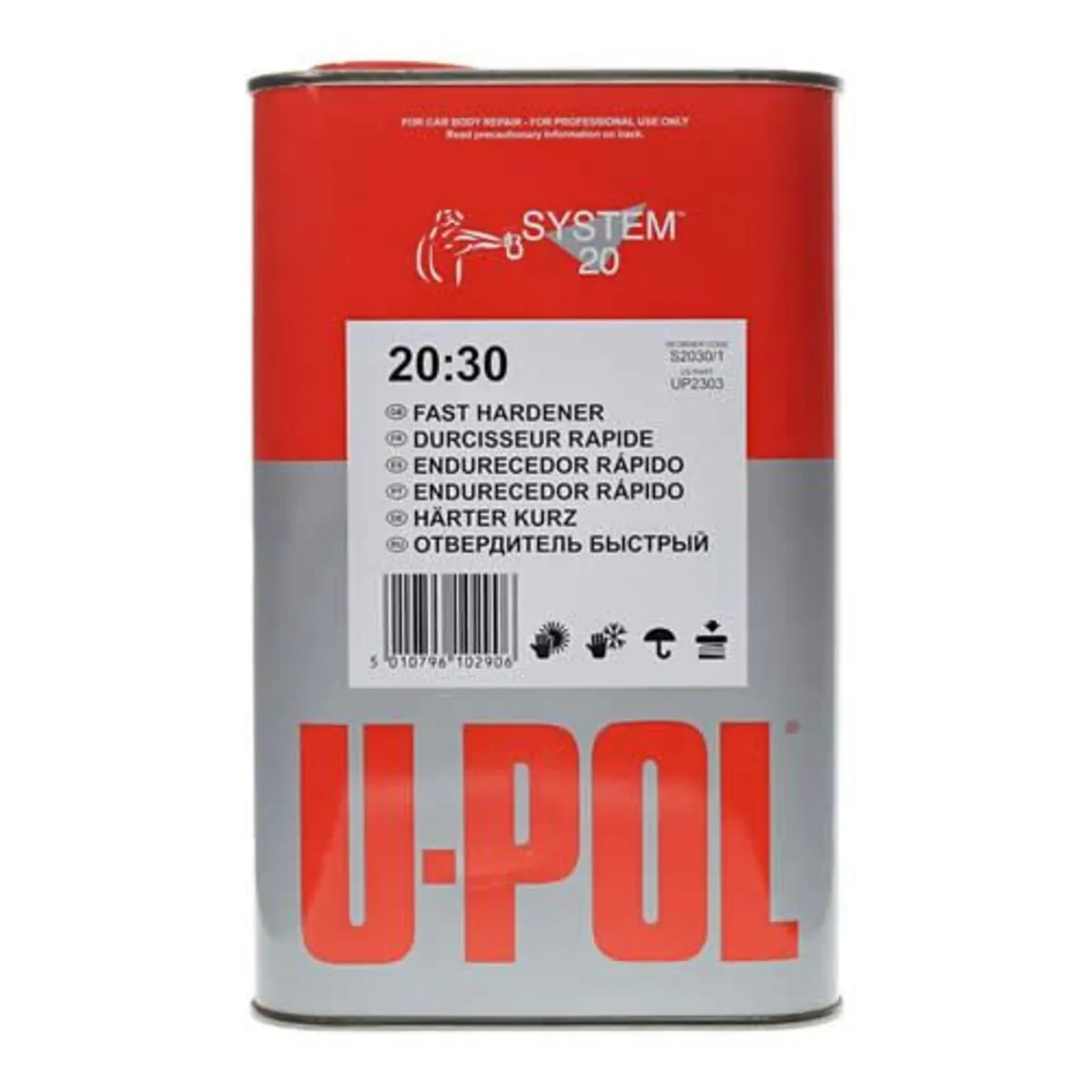 U-POL Extra Fast Hardener 1L – S2031/1 - Image 2
