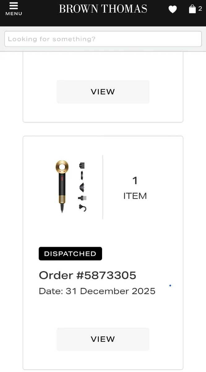 Dyson Supersonic Onyx Hairdryer - Image 3