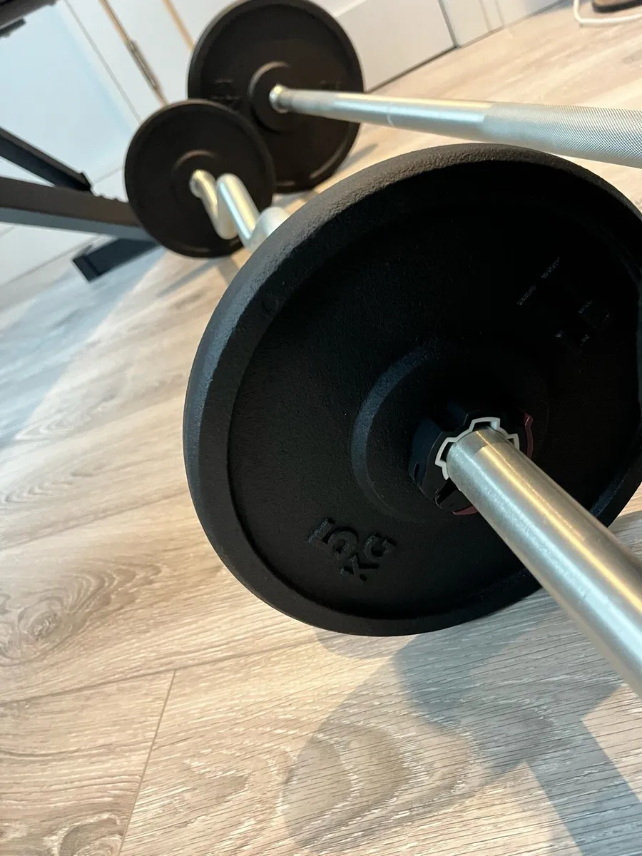 Weight Bench and Weights - Image 4