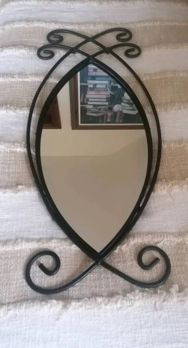 Wrought Iron Mirror - Image 2