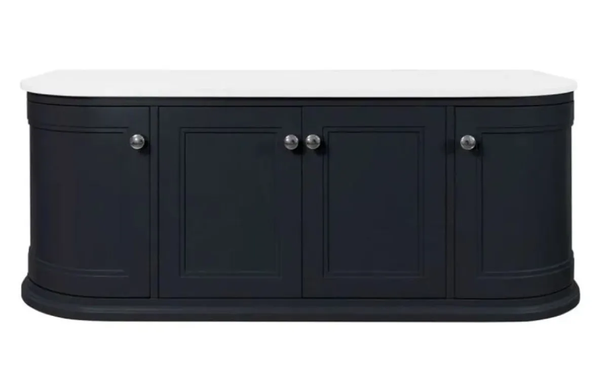 Kingsbury Classic Curved 1200mm Wall Mounted - Image 2