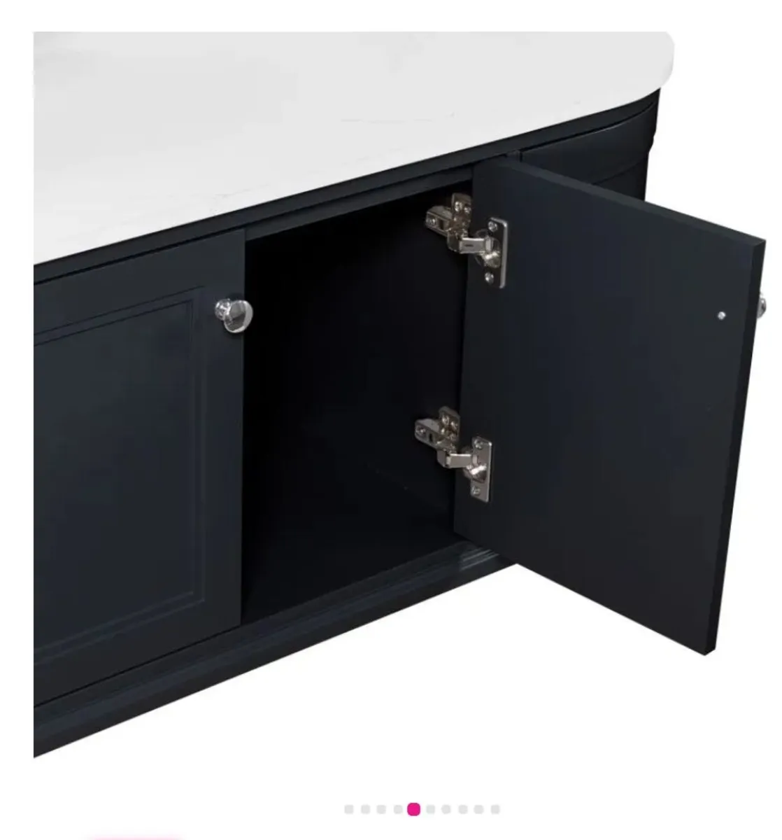 Kingsbury Classic Curved 1200mm Wall Mounted - Image 4