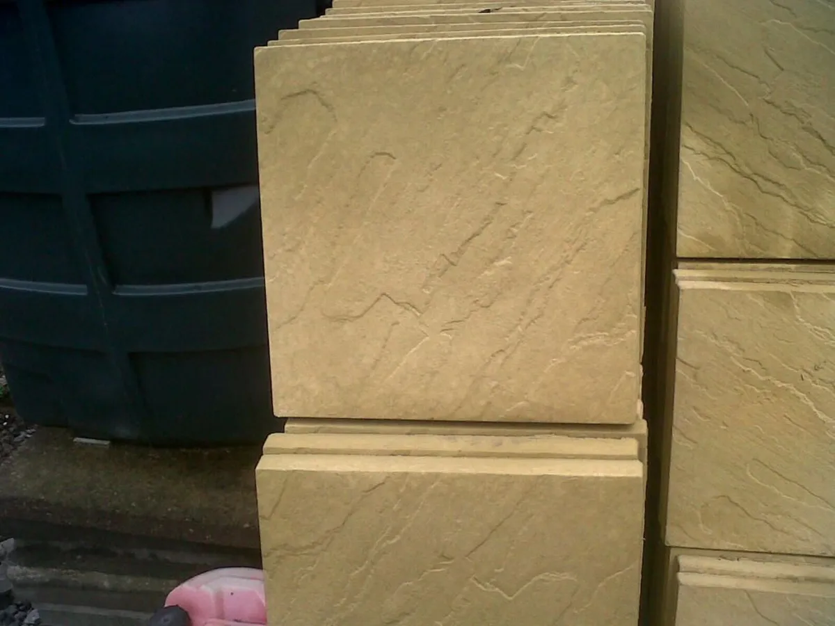 30m2 of 45cm square patio slabs DELIVERED - Image 1