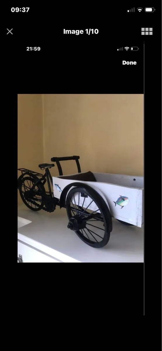 Antique Fishmongers Delivery Bike - Image 1