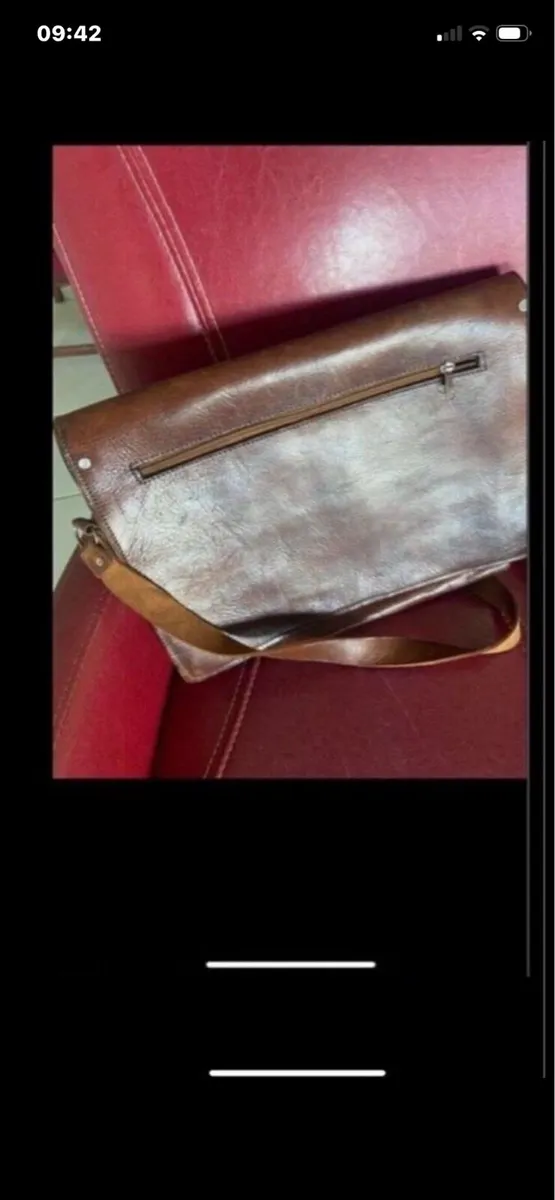 Quality Leather Laptop Bag/ Satchel - Image 1