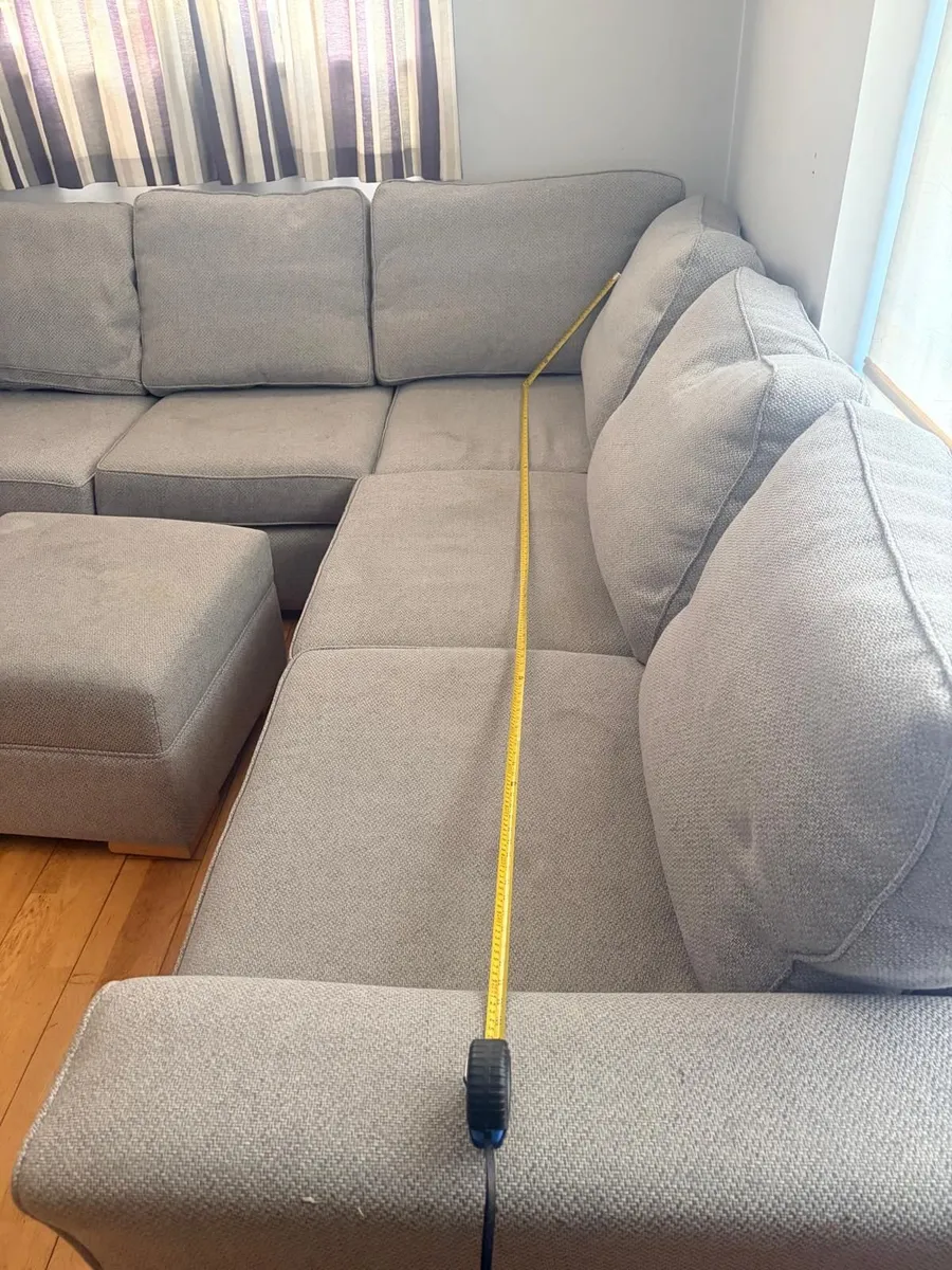 L-shaped Grey colored corner sofa - Image 3