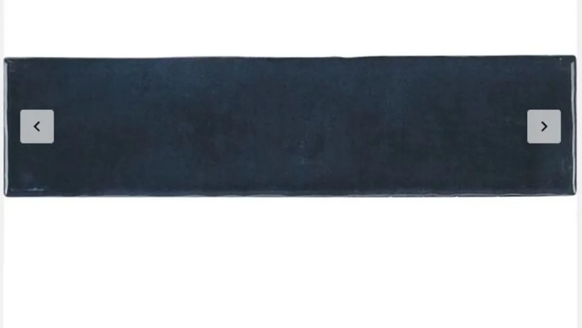 Gemstone Sapphire 7.5 x 30cm White Body Tile - Image 2