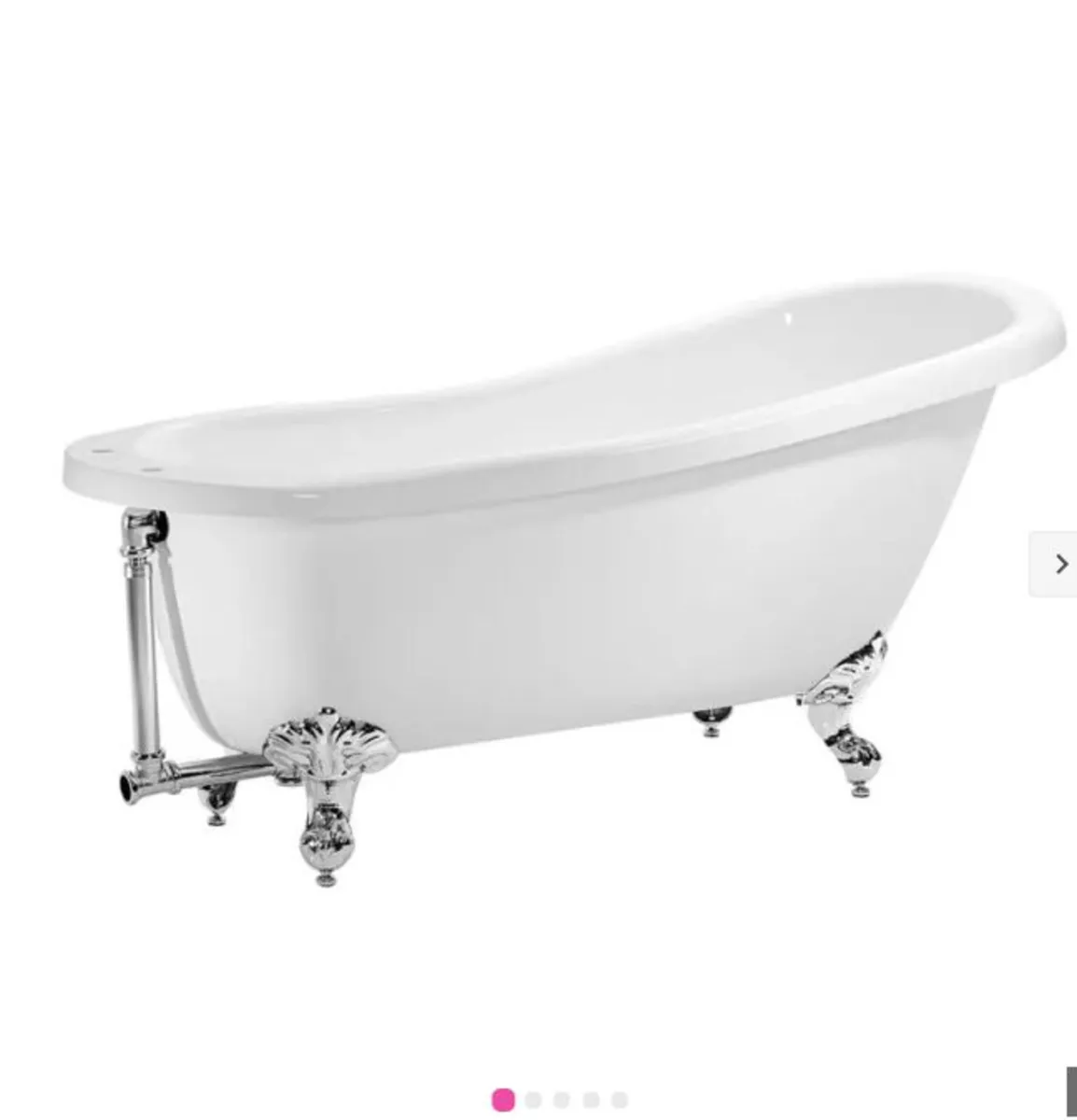 Balmoral 1700mm Single Ended Slipper Bath - Image 1