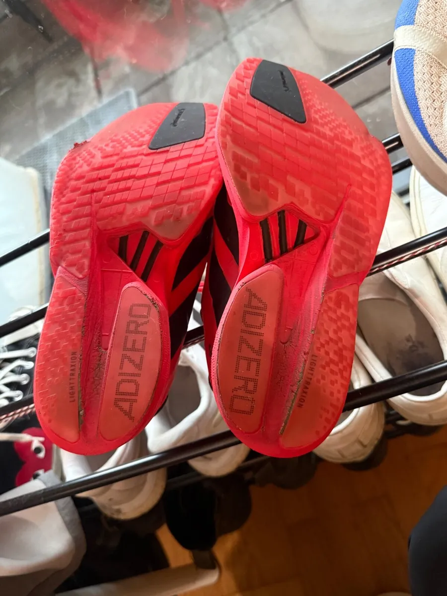 Adidas Adios Pro 4 (size 8/42) Lucid Red - Image 3