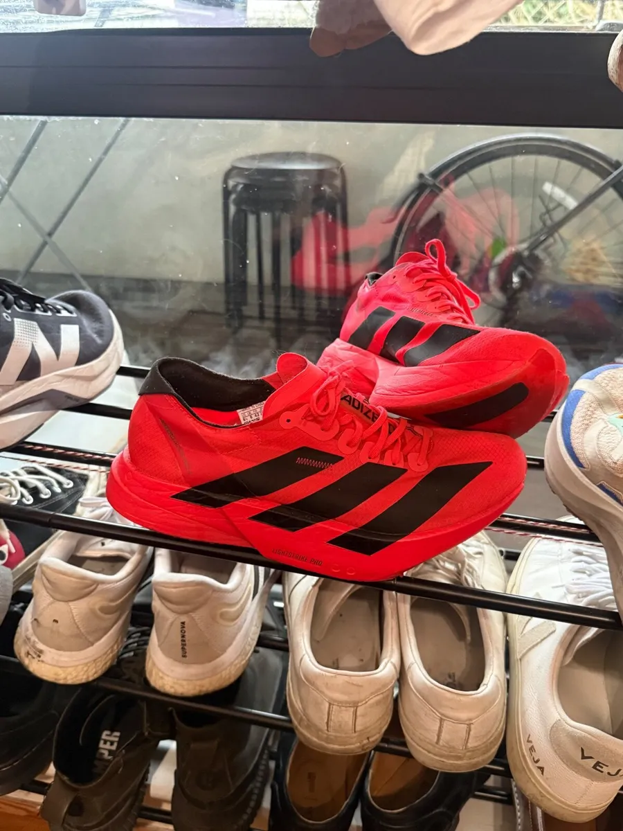 Adidas Adios Pro 4 (size 8/42) Lucid Red - Image 4