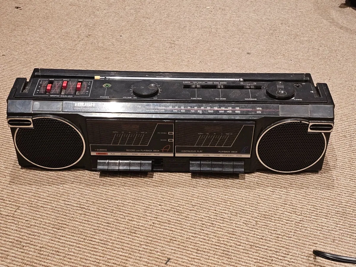 Vintage Bush boombox ghettoblaster - Image 1
