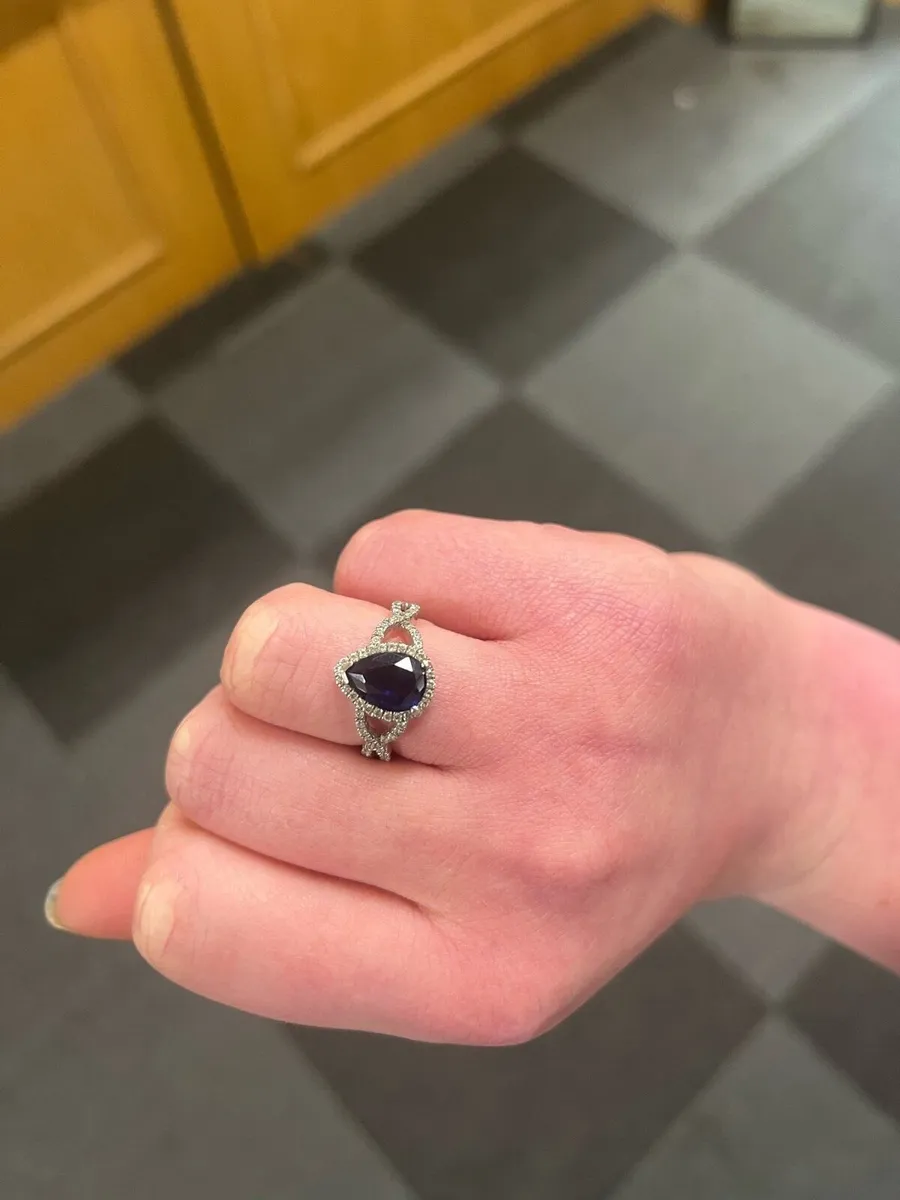 925 silver CZ ring - Image 2