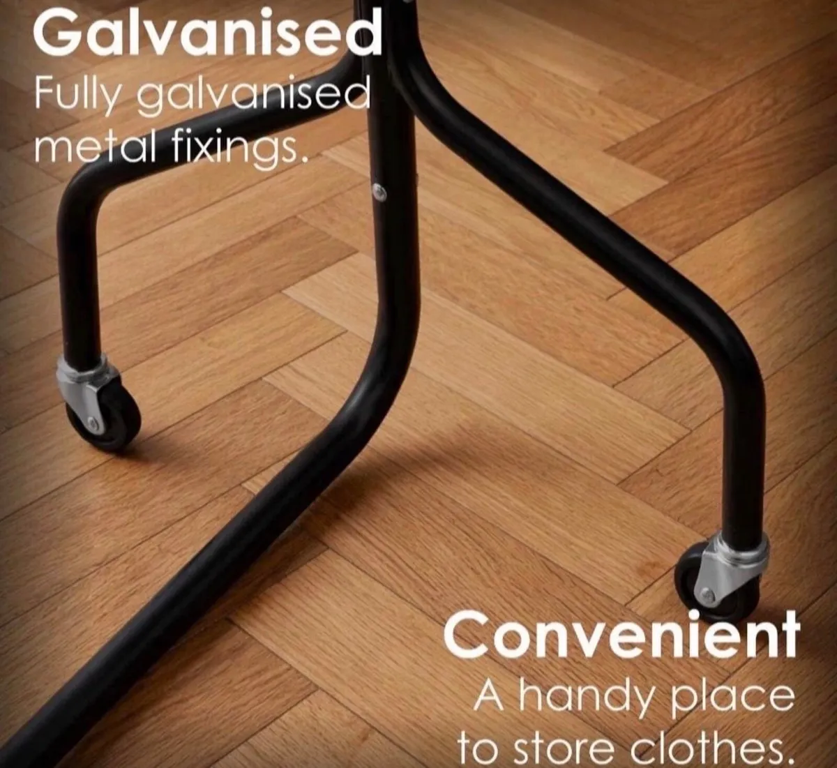 6ft Garment Clothes Rail Heavy Duty NEW - Image 3