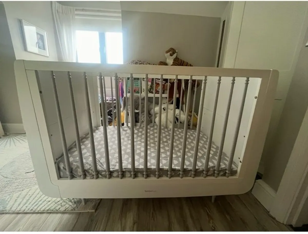 SnuzKot Skandi Silver Birch Cot Bed - Image 2