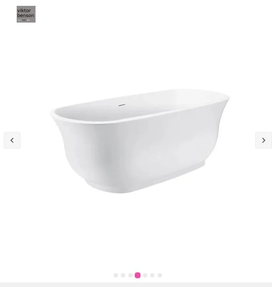 Viktor Benson Valetta 1700 x 780mm Freestanding - Image 1