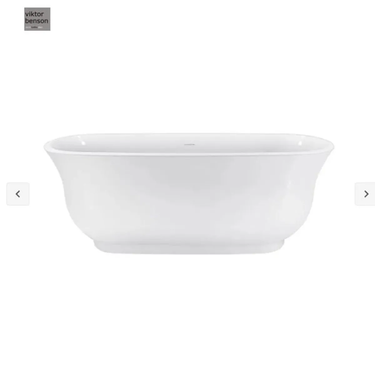 Viktor Benson Valetta 1700 x 780mm Freestanding - Image 3