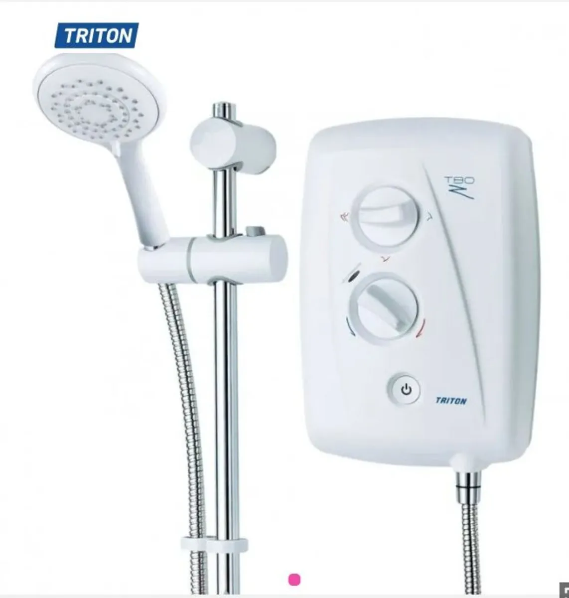 Triton T80z 9.5kW Fast-Fit Electric Shower - White