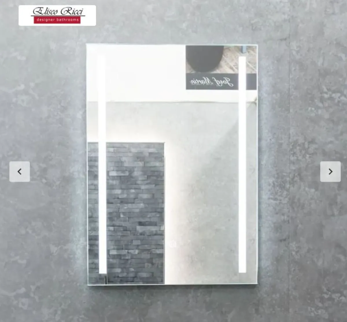 Trax 700 x 500 LED Mirror with Demister - Image 4