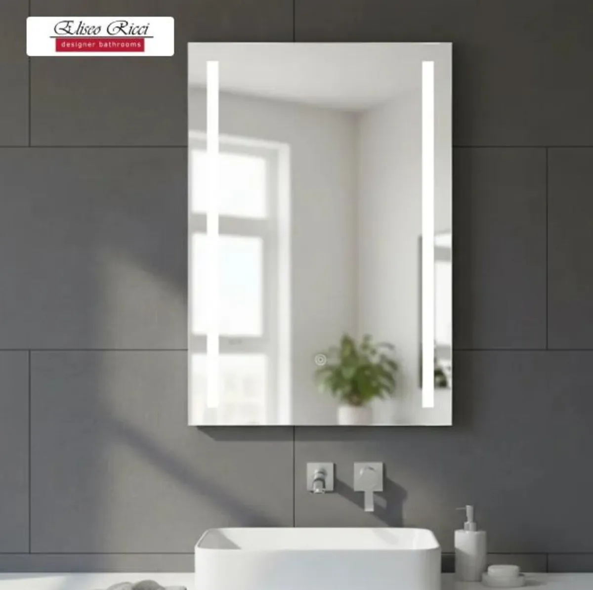 Trax 700 x 500 LED Mirror with Demister - Image 1