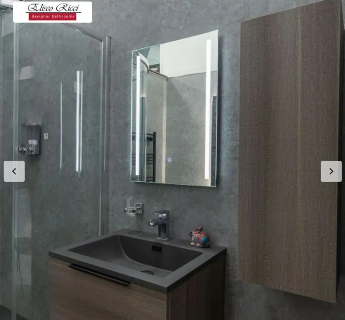 Trax 700 x 500 LED Mirror with Demister - Image 2