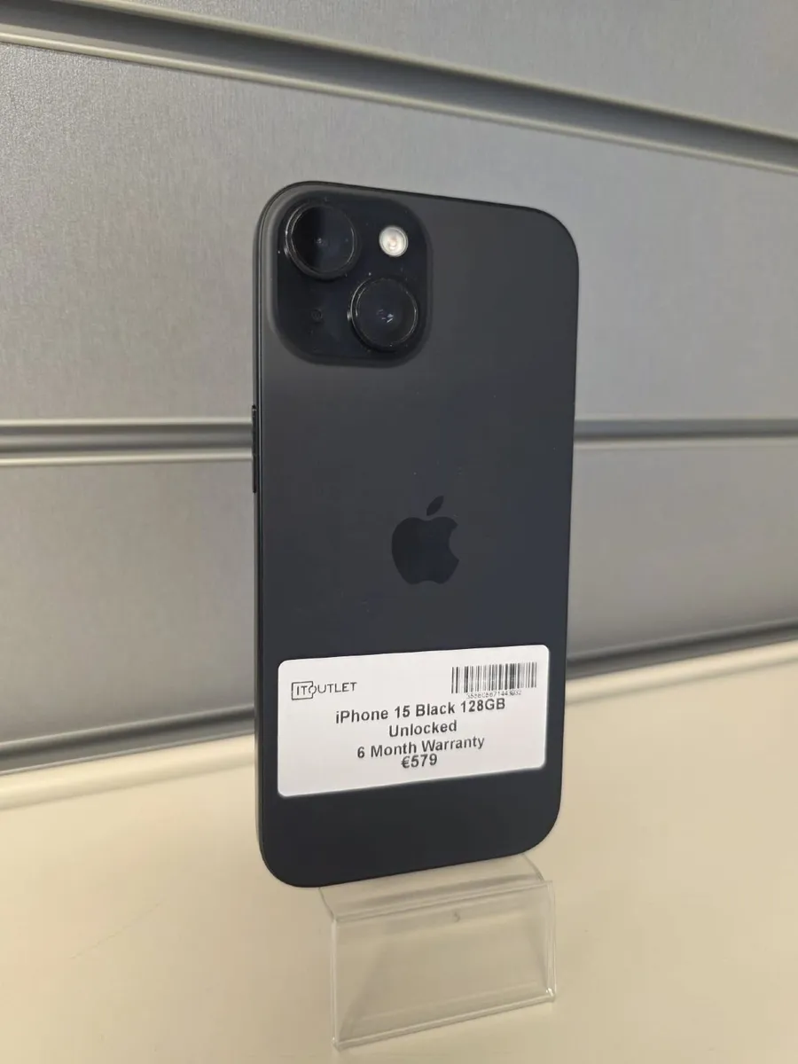 iPhone 15 Black 128Gb - Image 1