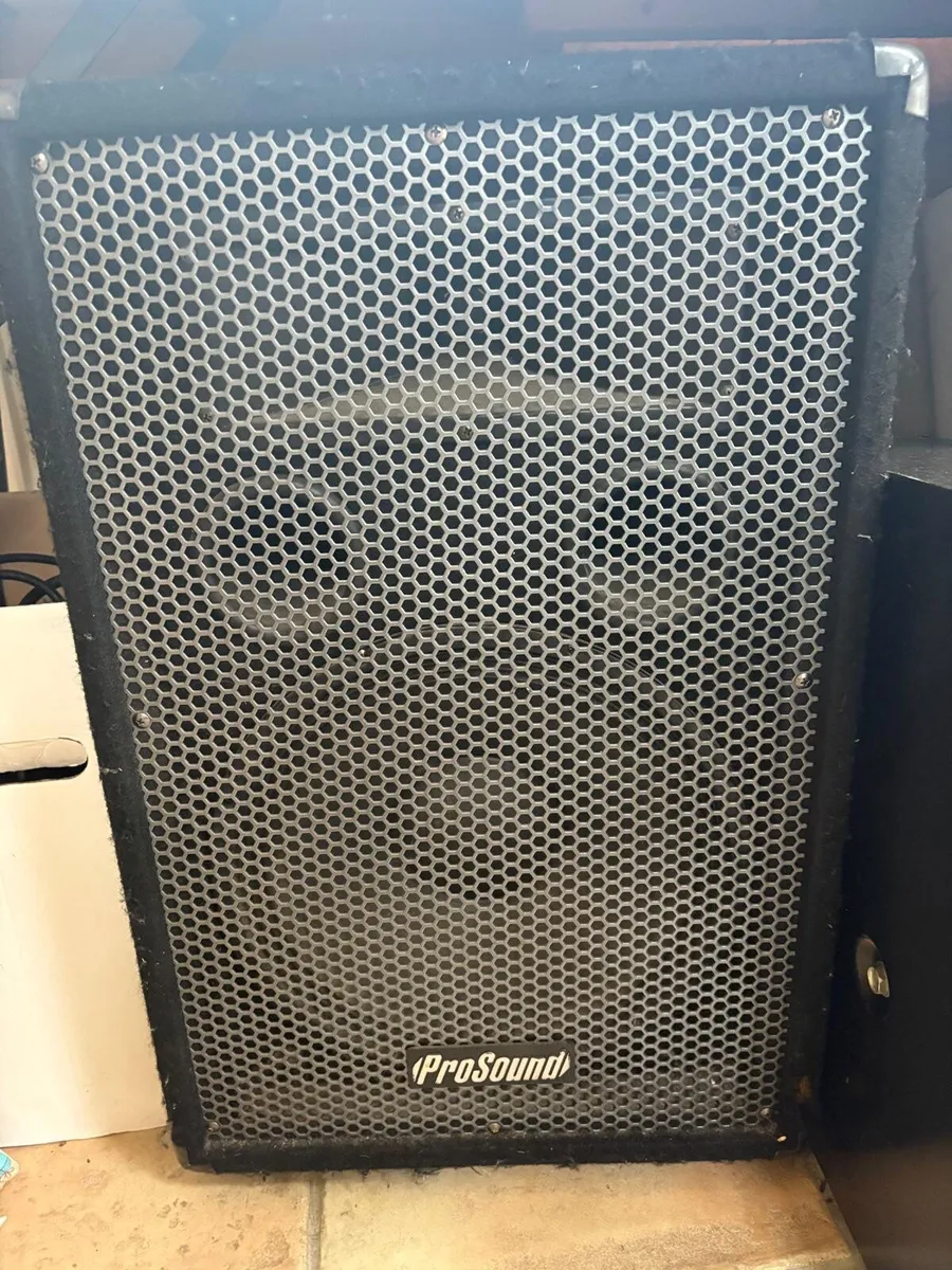 PA Speaker + ProSound Amplifier + Guitar Amp - Image 3