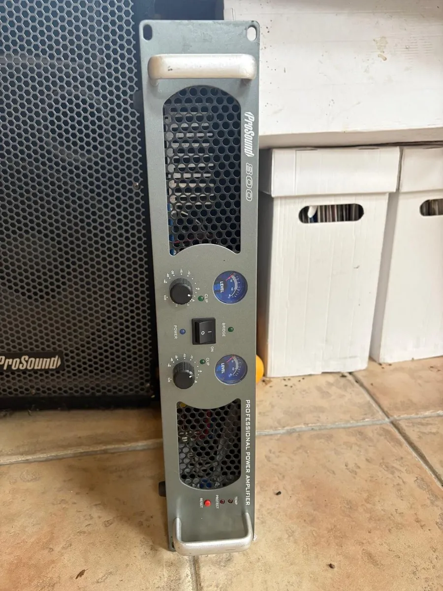 PA Speaker + ProSound Amplifier + Guitar Amp - Image 2