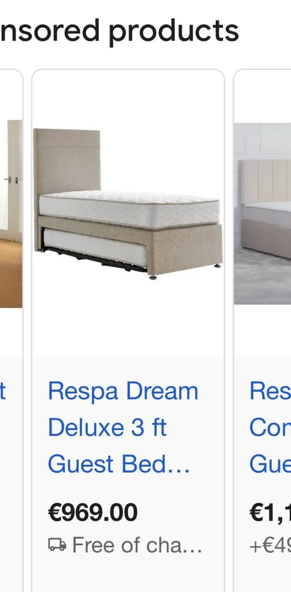 Bed single with guest bed Respa - Image 3