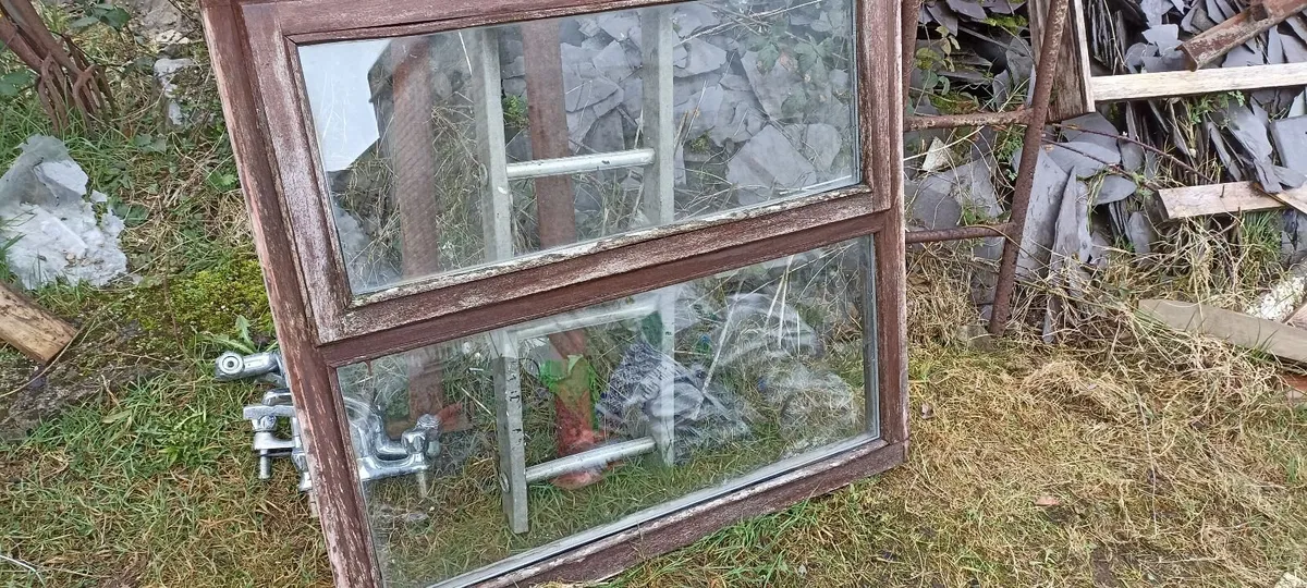 Teak Double Glazed Window - Image 1