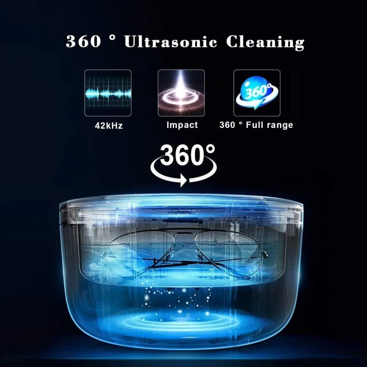 750ml Washer Ultrasonic Cleaner – Deep Cleaning - Image 3