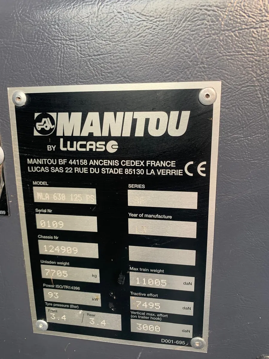 MANITOU MLA630-125PS, 2014 - Image 3