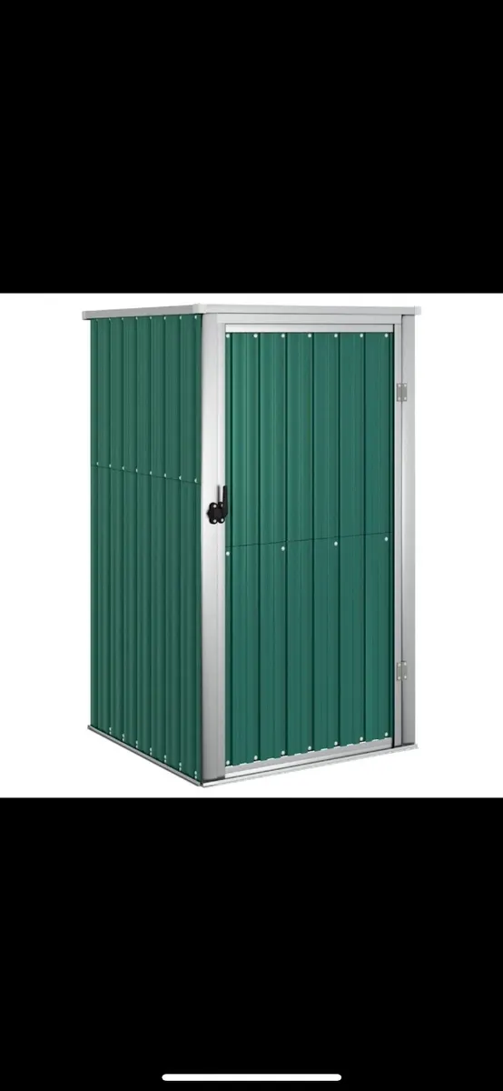 Galvanised tool shed - Image 1