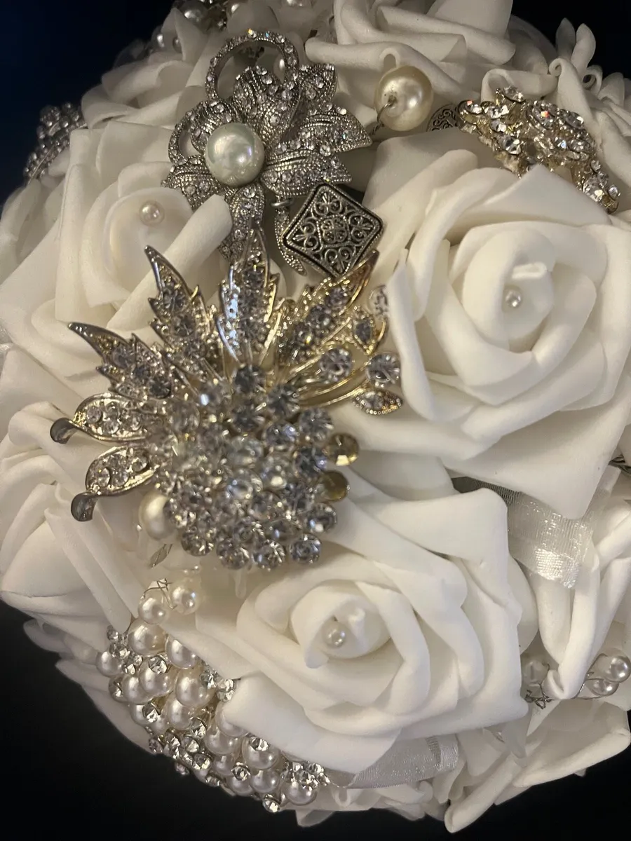 Bridal Wedding Brooch Bouquet - Image 4