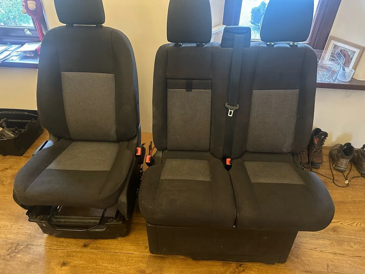 Transit MK8 seats and steering wheel - Image 1