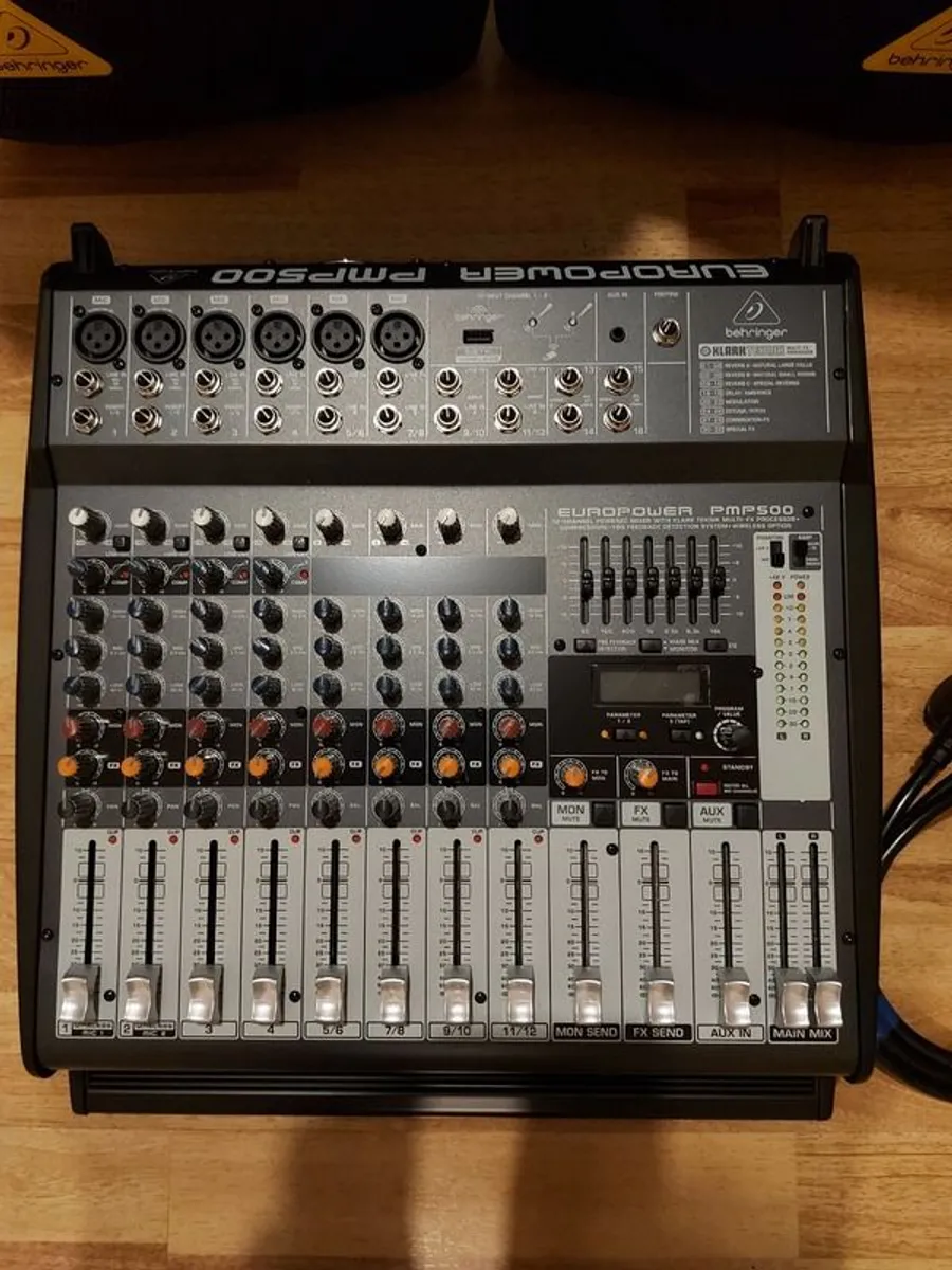 Behringer PMP500 mixing desk for sale - Image 3