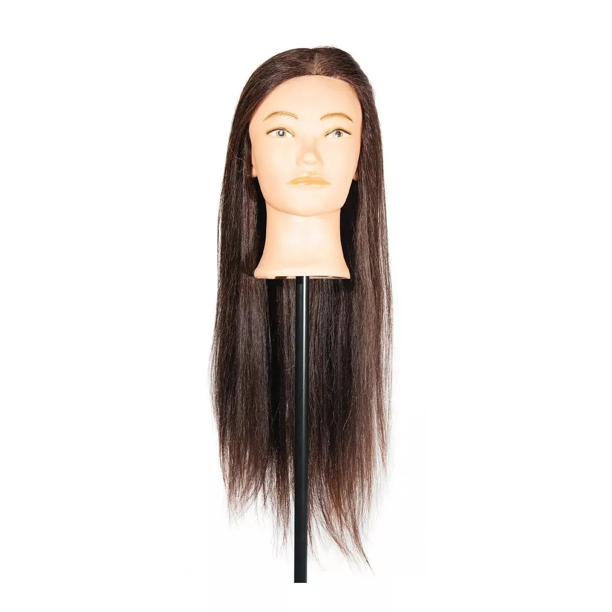 18″ Hairdressing Training Head Real Human Hair