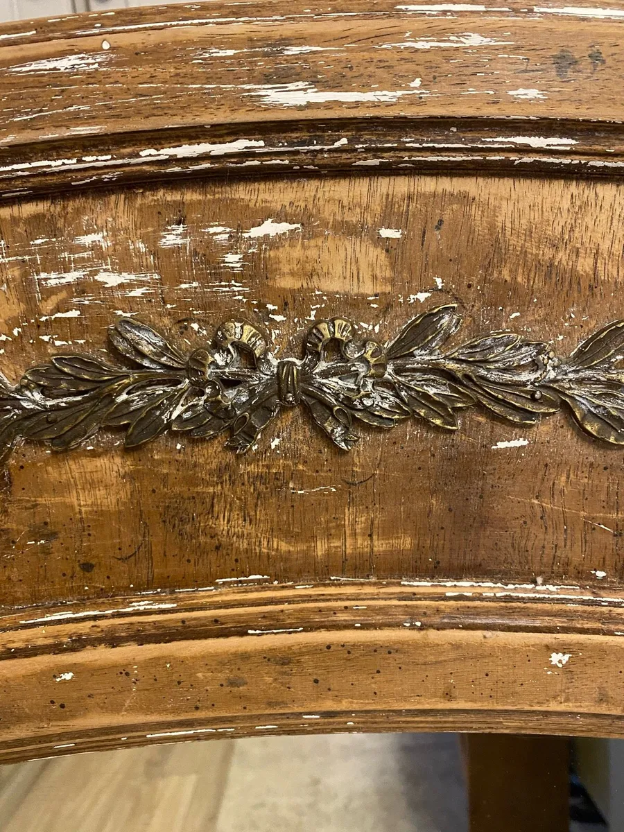 Large Antique Wooden Mirror - Image 4