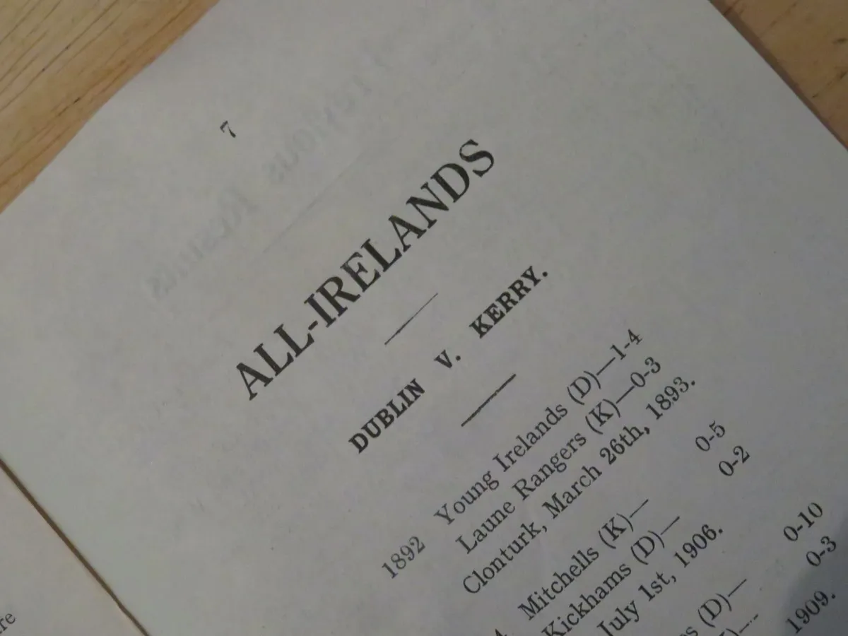Kerry /  Dublin   All Ireland brochure ? 1924, - Image 2
