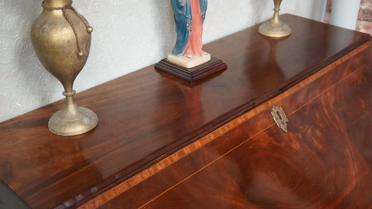 Irish Georgian Slant-Front Bureau - Image 3