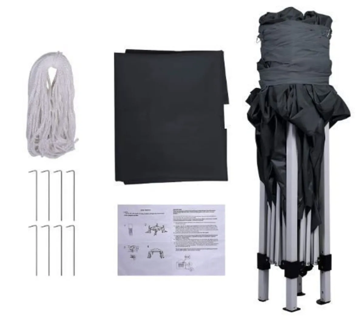 Gazebo Pop-Up 3x3m Outdoor Party & Camping Tent - Image 3