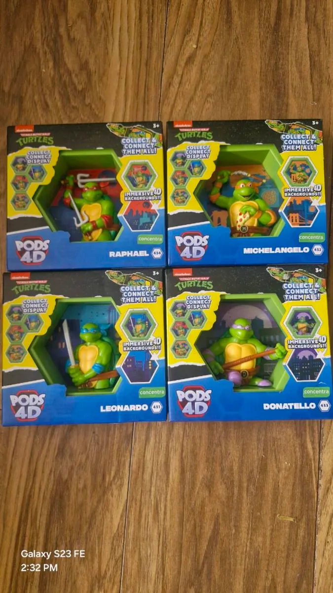 Tennage Mutant Ninja Turtles Pods 4D comnnection C - Image 1