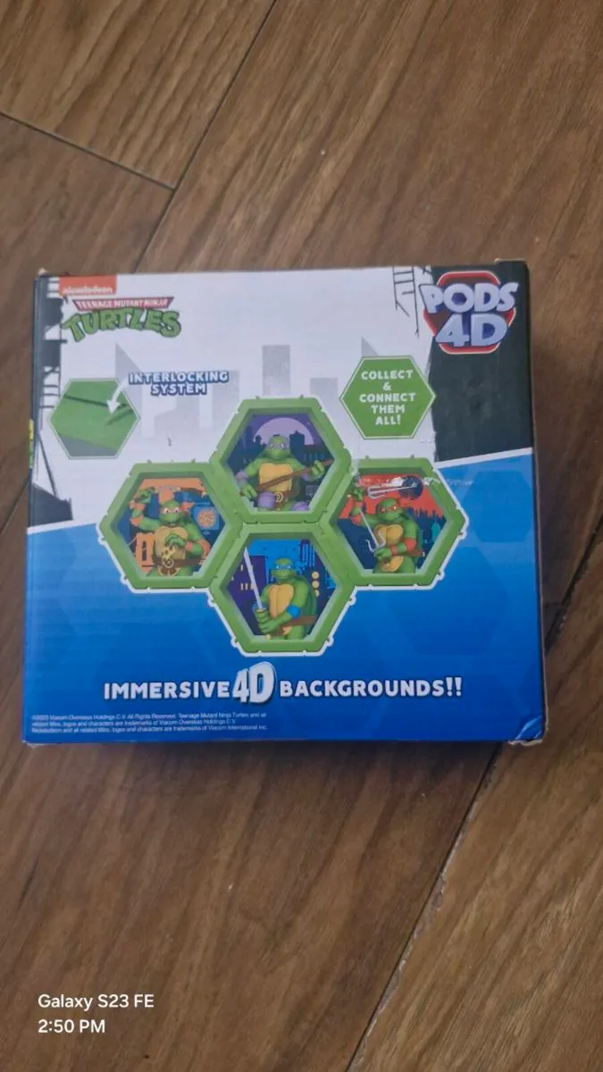 Tennage Mutant Ninja Turtles Pods 4D comnnection C - Image 2