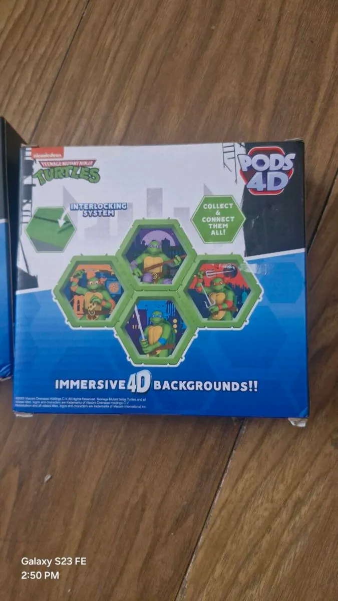 Tennage Mutant Ninja Turtles Pods 4D comnnection C - Image 3